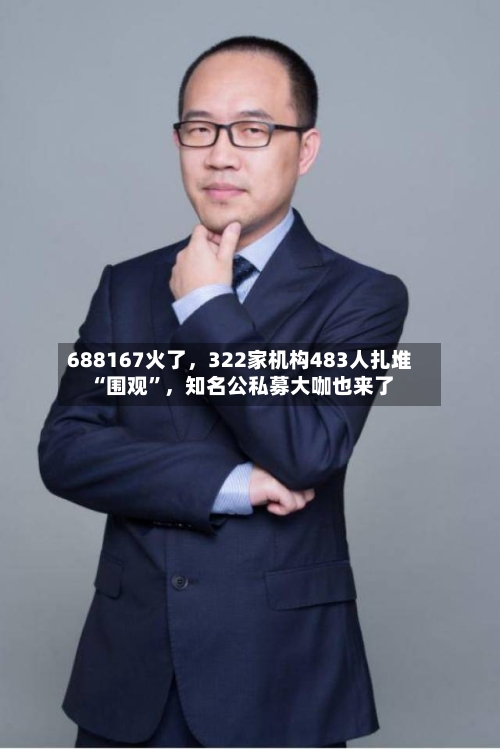 688167火了，322家机构483人扎堆“围观”	，知名公私募大咖也来了-第2张图片
