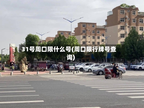 31号周口限什么号(周口限行牌号查询)-第3张图片