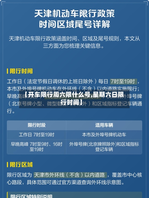 【开车限行周六限什么号,星期六日限行时间】-第2张图片