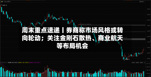 周末重点速递丨券商称市场风格或转向轮动；关注金刚石散热	、商业航天等布局机会-第3张图片