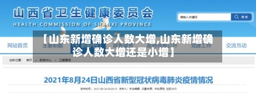 【山东新增确诊人数大增,山东新增确诊人数大增还是小增】-第3张图片