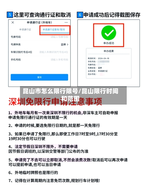 昆山市怎么限行限号/昆山限行时间和范围-第3张图片