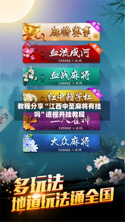 教程分享“江西中至麻将有挂吗”透视开挂教程-第2张图片