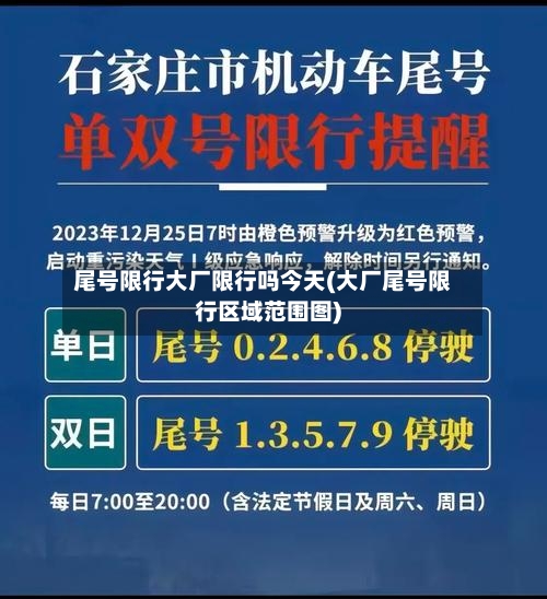 尾号限行大厂限行吗今天(大厂尾号限行区域范围图)-第2张图片