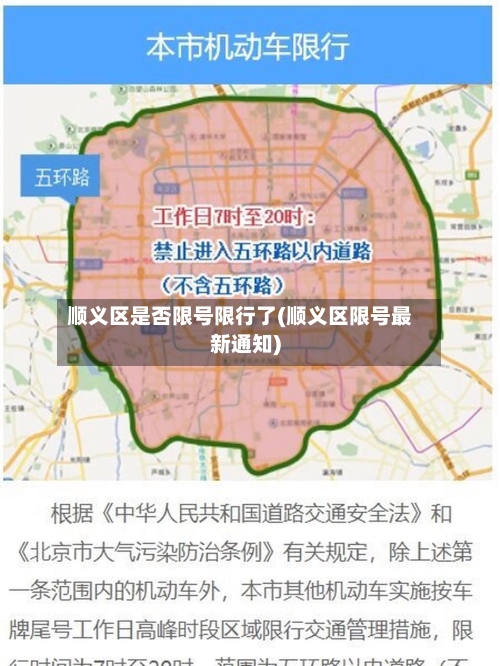 顺义区是否限号限行了(顺义区限号最新通知)-第3张图片