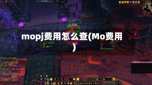 mopj费用怎么查(Mo费用)