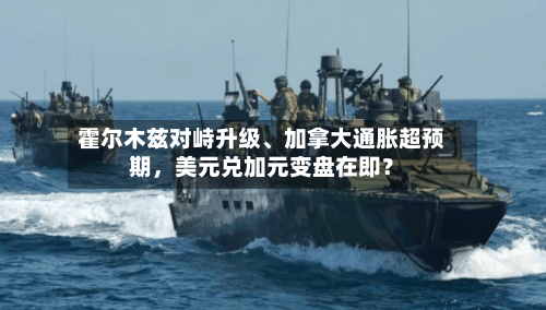 霍尔木兹对峙升级、加拿大通胀超预期，美元兑加元变盘在即？