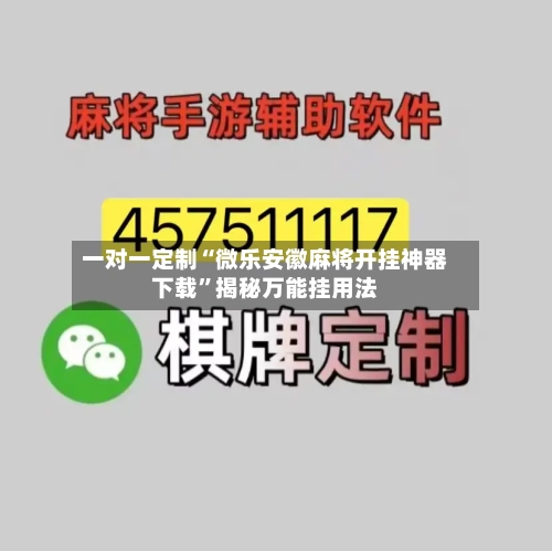 一对一定制“微乐安徽麻将开挂神器下载”揭秘万能挂用法-第2张图片