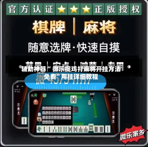 辅助神器“ 微乐捉鸡打麻将开挂方法免费”用挂详细教程-第3张图片