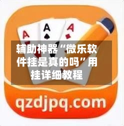 辅助神器“微乐软件挂是真的吗”用挂详细教程-第1张图片