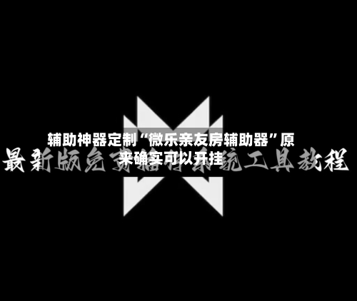 辅助神器定制“微乐亲友房辅助器”原来确实可以开挂-第3张图片
