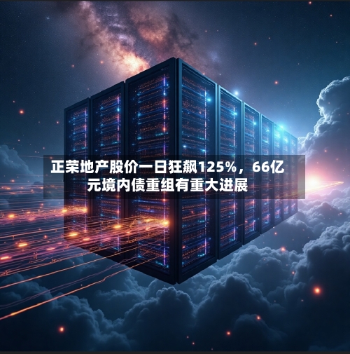正荣地产股价一日狂飙125%，66亿元境内债重组有重大进展-第3张图片