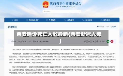 西安确诊死亡人数最新(西安新冠人数)
