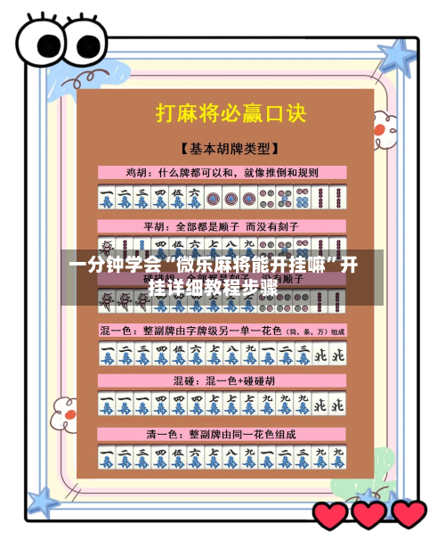 一分钟学会“微乐麻将能开挂嘛”开挂详细教程步骤-第2张图片