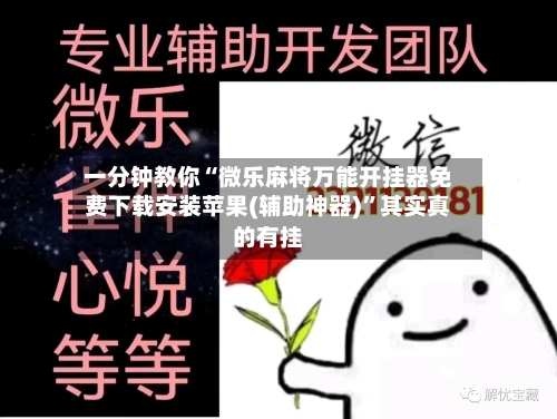 一分钟教你“微乐麻将万能开挂器免费下载安装苹果(辅助神器)”其实真的有挂-第3张图片
