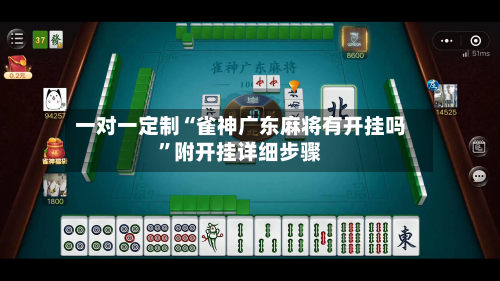 一对一定制“雀神广东麻将有开挂吗”附开挂详细步骤-第2张图片
