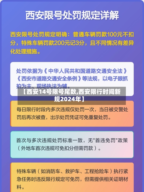 【西安14号限号尾数,西安限行时间新规2024年】-第2张图片