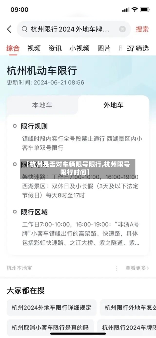 【杭州是否对车辆限号限行,杭州限号限行时间】
