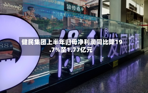 健民集团上半年归母净利润同比降19.7%至1.77亿元-第2张图片