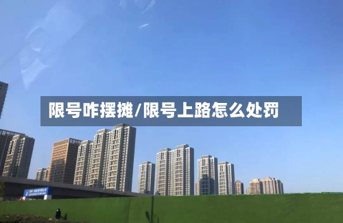 限号咋摆摊/限号上路怎么处罚-第2张图片