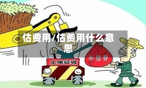 估费用/估费用什么意思