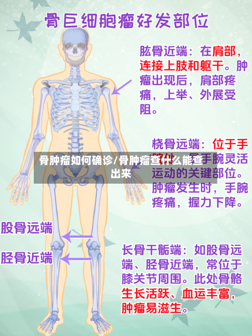 骨肿瘤如何确诊/骨肿瘤查什么能查出来