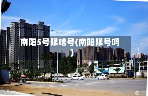 南阳5号限啥号(南阳限号吗)-第3张图片