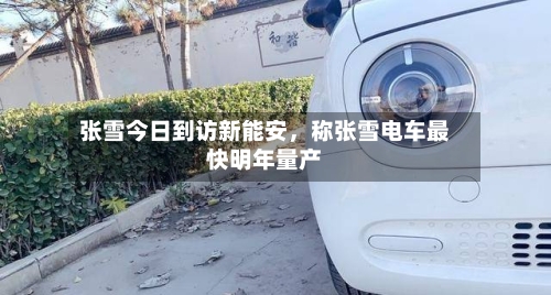 张雪今日到访新能安，称张雪电车最快明年量产-第2张图片