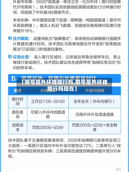 【限号是外环线限行吗,限号是外环线限行吗现在】