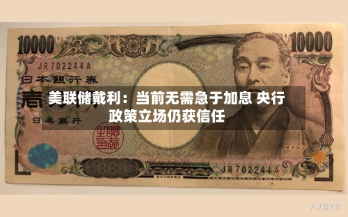 美联储戴利：当前无需急于加息 央行政策立场仍获信任-第2张图片
