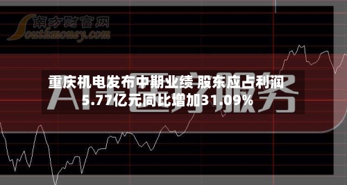 重庆机电发布中期业绩 股东应占利润5.77亿元同比增加31.09%-第1张图片