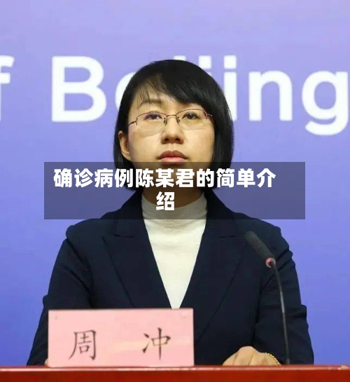 确诊病例陈某君的简单介绍-第2张图片