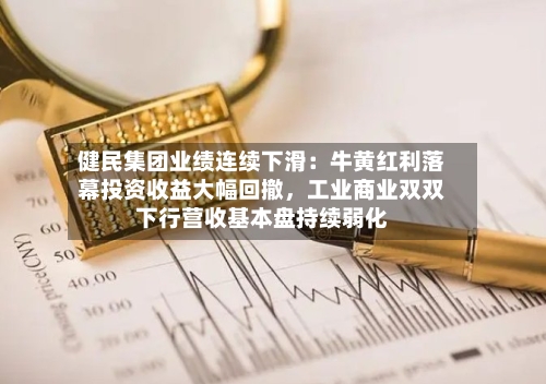 健民集团业绩连续下滑：牛黄红利落幕投资收益大幅回撤	，工业商业双双下行营收基本盘持续弱化-第3张图片