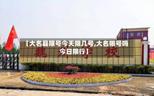 【大名县限号今天限几号,大名限号吗今日限行】