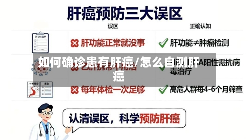 如何确诊患有肝癌/怎么自测肝癌