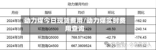 动力煤今日现货费用/动力煤实时费用查询-第2张图片