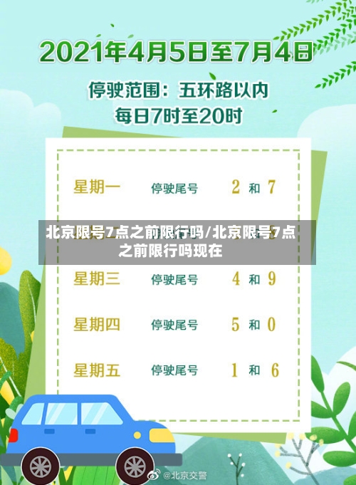 北京限号7点之前限行吗/北京限号7点之前限行吗现在-第2张图片