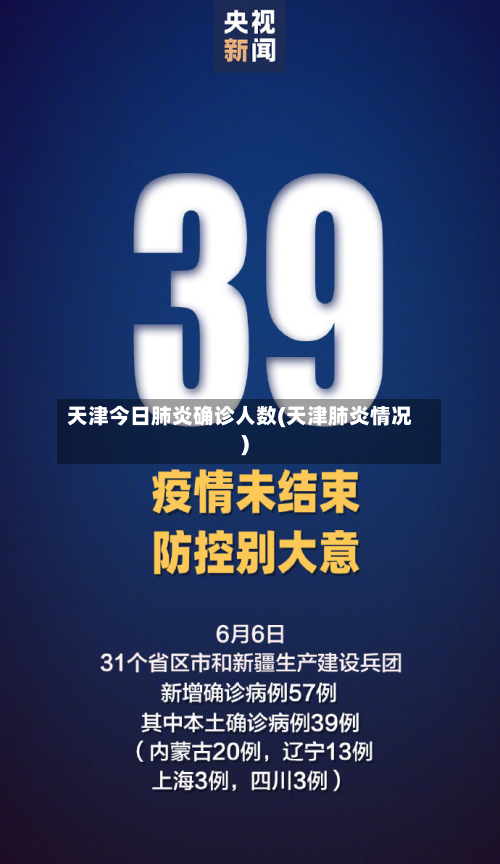 天津今日肺炎确诊人数(天津肺炎情况)-第2张图片