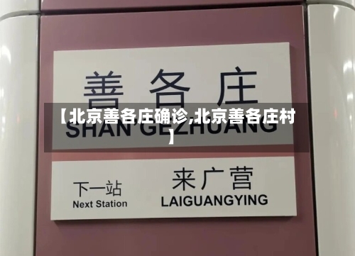 【北京善各庄确诊,北京善各庄村】-第2张图片