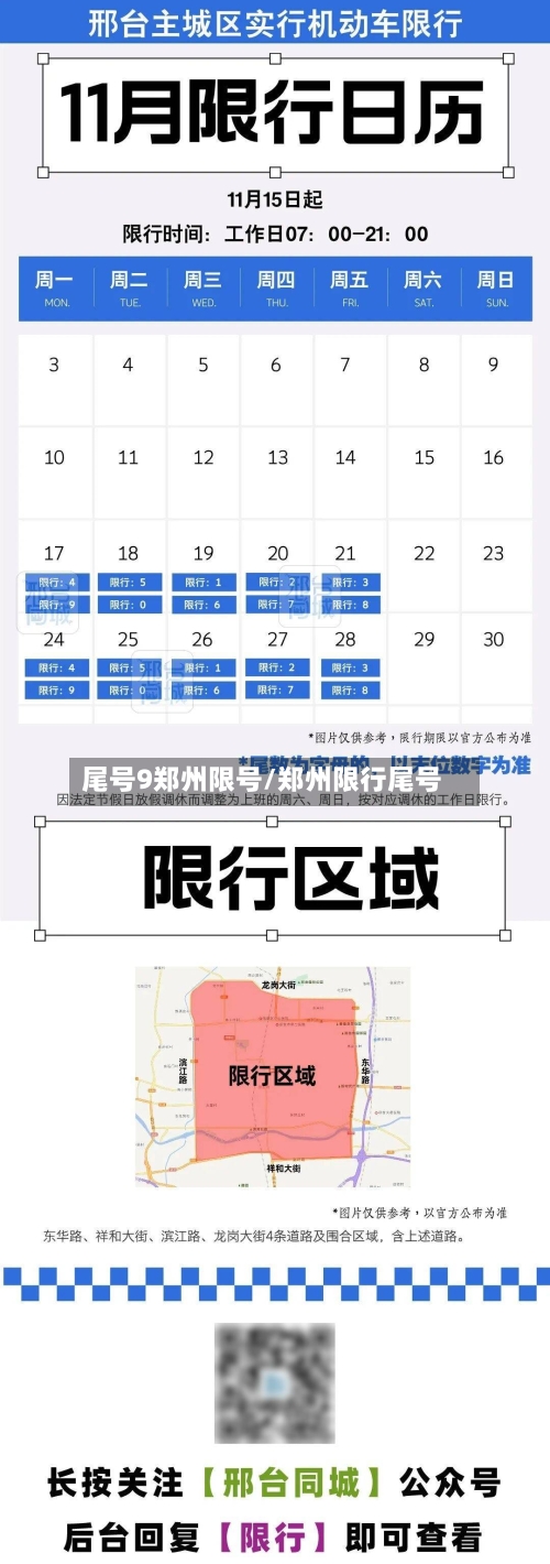 尾号9郑州限号/郑州限行尾号