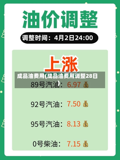 成品油费用(成品油费用调整28日)