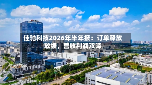 佳驰科技2026年半年报：订单释放放缓，营收利润双降-第2张图片