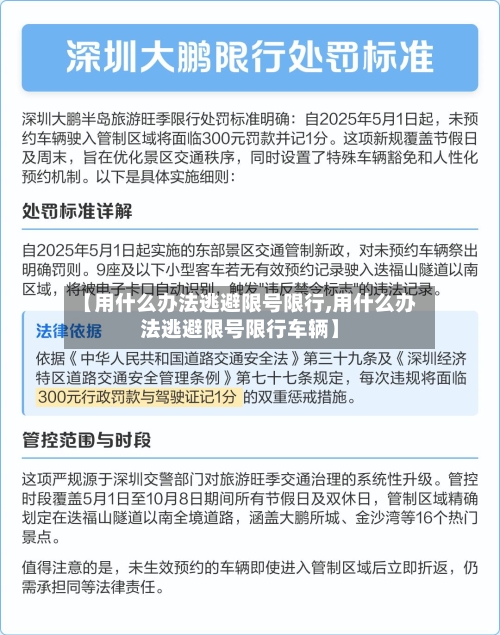 【用什么办法逃避限号限行,用什么办法逃避限号限行车辆】-第2张图片
