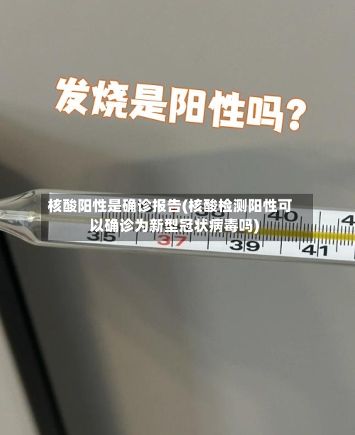 核酸阳性是确诊报告(核酸检测阳性可以确诊为新型冠状病毒吗)-第2张图片