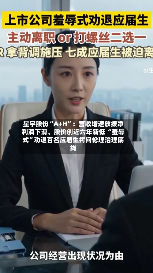 星宇股份“A+H”：营收增速放缓净利润下滑、股价创近六年新低 “羞辱式”劝退百名应届生拷问伦理治理底线