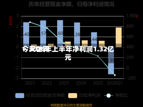 今天世界：2026年上半年净利润1.32亿元-第3张图片
